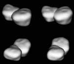 Sl. 13. Asteroid Kastalija  dokaz akrecione teorije 